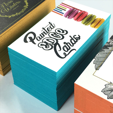 Painted Edge Business Cards