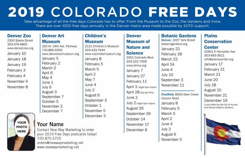 Colorado Free Days