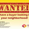 #500
"Wanted"

Don't like the Red & Yellow?  Change to your company colors at no charge.

Offered as
Jumbo 8½” x 5½”
Regular 4” x 6”
and Panoramic 5½” x 11”