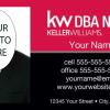 Keller Williams Business Card Template: KW: 12