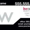 Keller Williams Business Card Template: KW: 14
