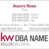 Keller Williams Business Card Template: KW: 05