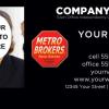 Metro Brokers, Inc. Business Card Template: MB02