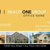 Realty ONE Group Business Card Template: ROG: 09
*Additional charge for photo editing if you send your custom home photos - generic house are used at no chagre