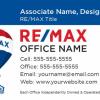 RE/MAX Business Card Template: RE/MAX: 23