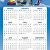 4" x 9" Magnet Calendar #1
Change Images in the 2017 to your City or State at NO CHARGE*
Some restrictions apply