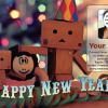 #245 - Happy New Years postcard