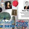 #27 Colorado Free Days

This postcard design is NOT AVAILABLE in a 4”x6” Layout

All event cards are updated with 2019 dates & information. 