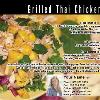 #76 - Grilled Thai Chicken
Back of postcard is standard Recipe Back

Offered as
Jumbo 8½” x 5½” ONLY
