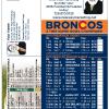 JULY
Bronco's Professional Football
Design updated every year