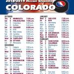 #1 2018 Avalanche Hockey Schedule

4" x 9" Schedules have a magnetic strip, NOT full magnet back.