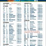#2 2018 Nuggets Basketball Schedule

4" x 9" Schedules have a magnetic strip, NOT full magnet back.